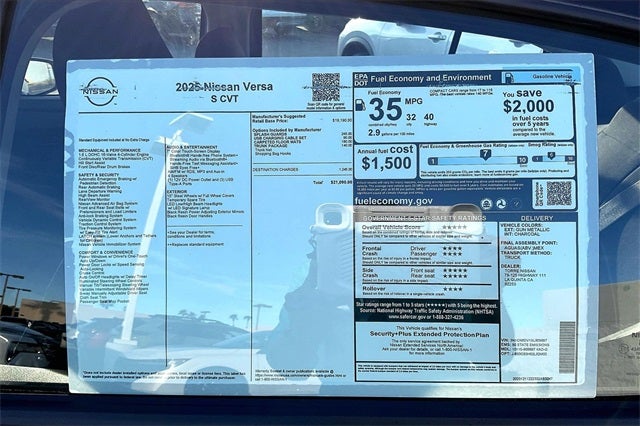 2025 Nissan Versa 1.6 S