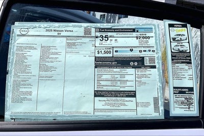 2025 Nissan Versa 1.6 SV