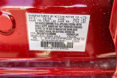 2025 Nissan Versa 1.6 SR