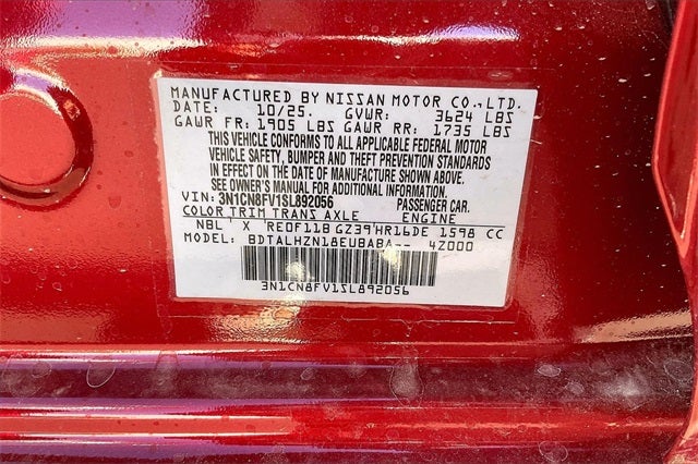 2025 Nissan Versa 1.6 SR