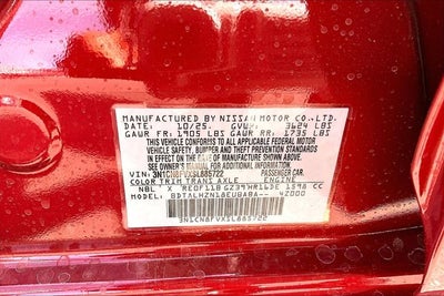 2025 Nissan Versa 1.6 SR