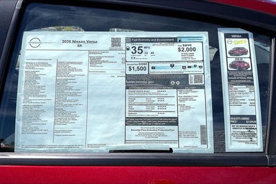 2025 Nissan Versa 1.6 SR