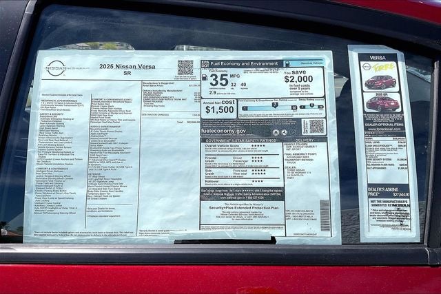 2025 Nissan Versa 1.6 SR