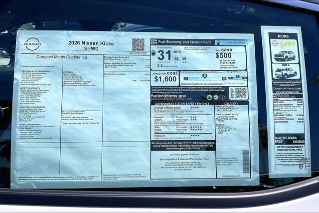2026 Nissan Kicks S