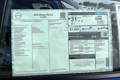 2026 Nissan Kicks S