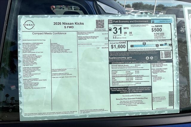 2026 Nissan Kicks S