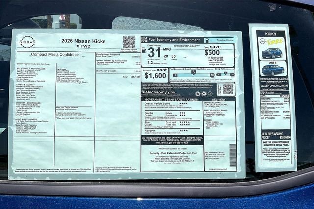 2026 Nissan Kicks S