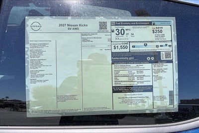 2027 Nissan Kicks SV