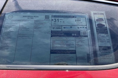 2026 Nissan Kicks SV