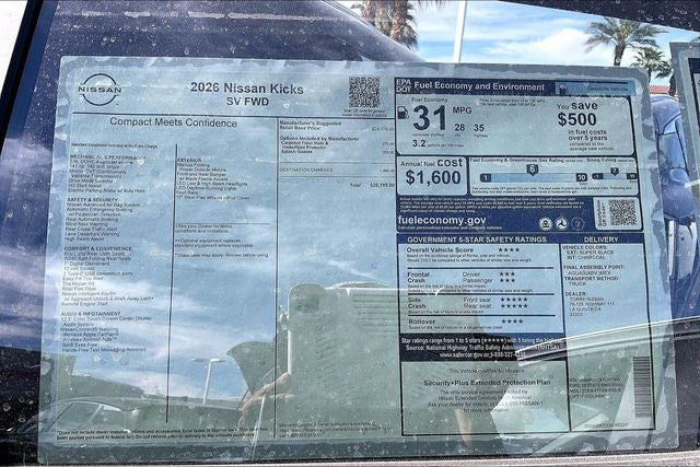 2026 Nissan Kicks SV