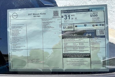 2027 Nissan Kicks SR