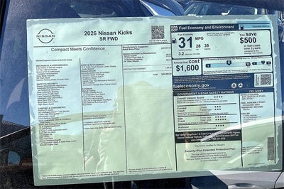 2026 Nissan Kicks SR