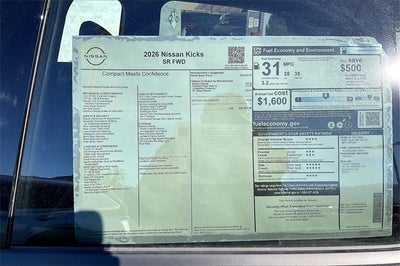 2026 Nissan Kicks SR