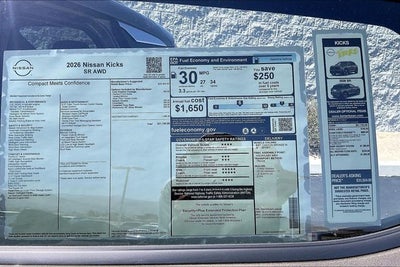 2026 Nissan Kicks SR