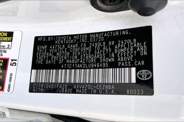 2020 Toyota Camry LE