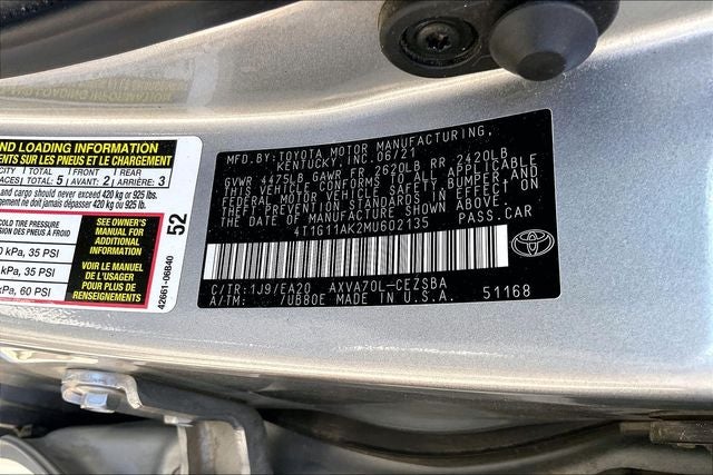 2021 Toyota Camry SE
