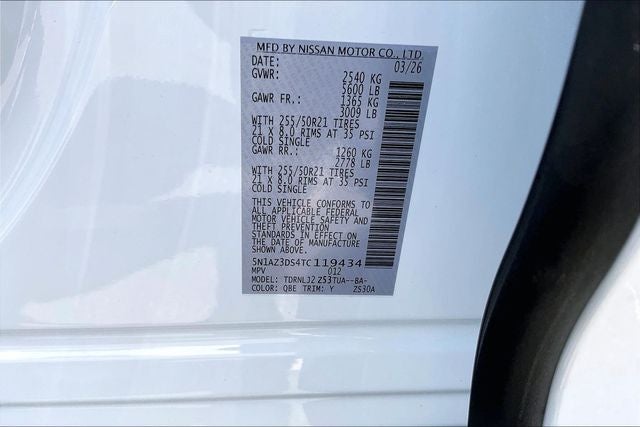 2026 Nissan Murano Platinum