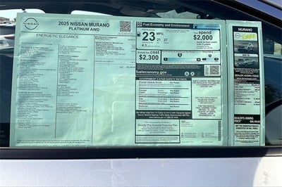 2025 Nissan Murano Platinum