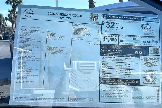 2026 Nissan Rogue SV