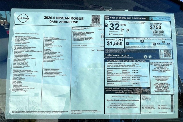 2026 Nissan Rogue SV