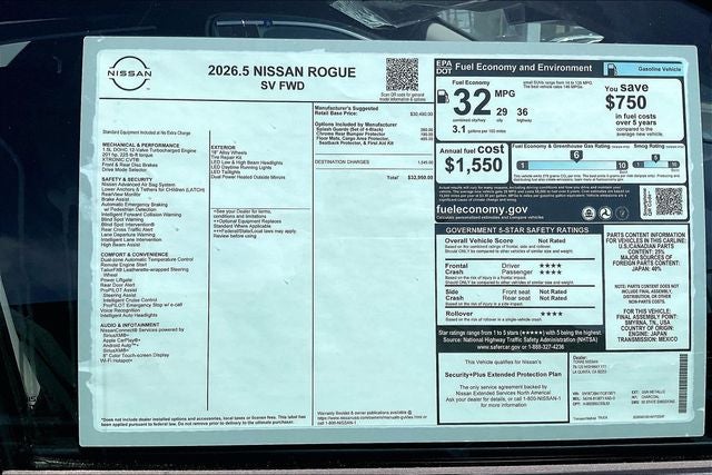 2026 Nissan Rogue SV