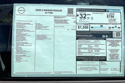 2026 Nissan Rogue SV