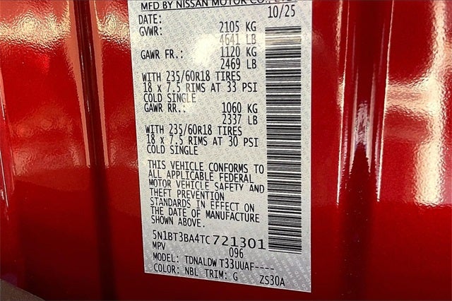 2026 Nissan Rogue SV