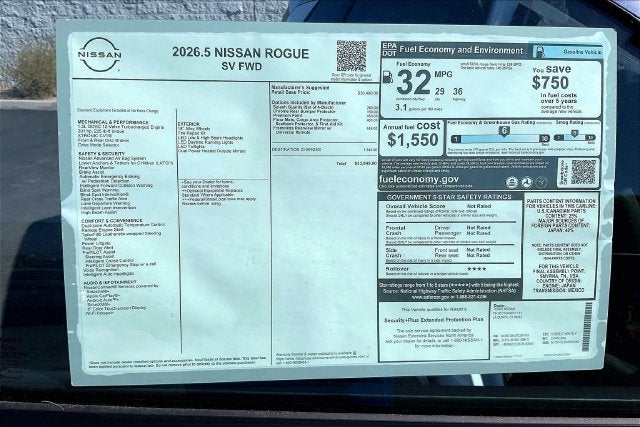 2026 Nissan Rogue SV