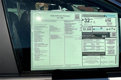 2026 Nissan Rogue SV