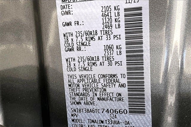 2026 Nissan Rogue SV