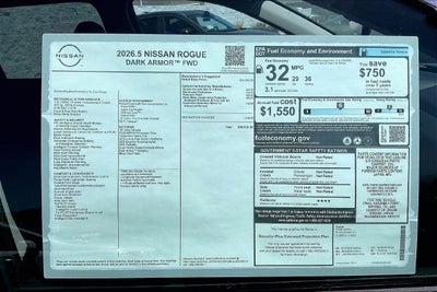 2026 Nissan Rogue Dark Armor