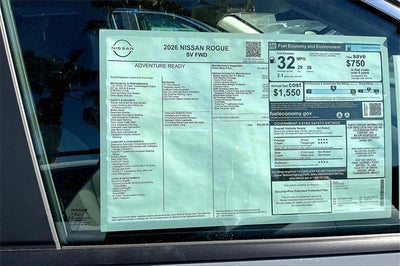 2026 Nissan Rogue SV