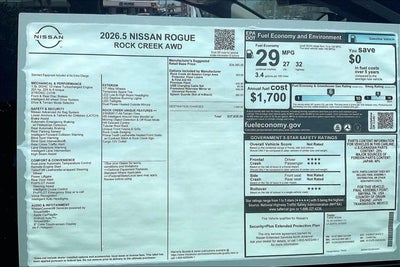 2026 Nissan Rogue Rock Creek
