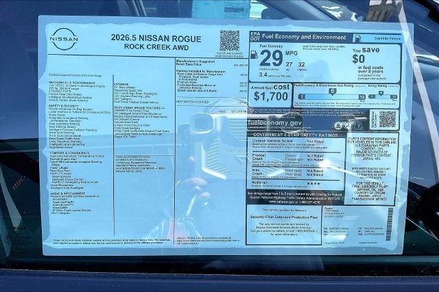 2026 Nissan Rogue Rock Creek