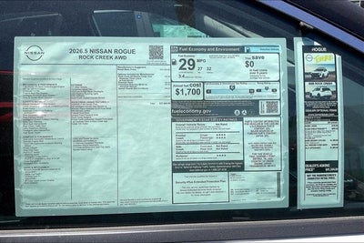 2026 Nissan Rogue Rock Creek