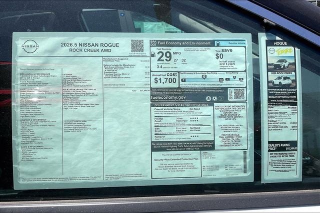2026 Nissan Rogue Rock Creek