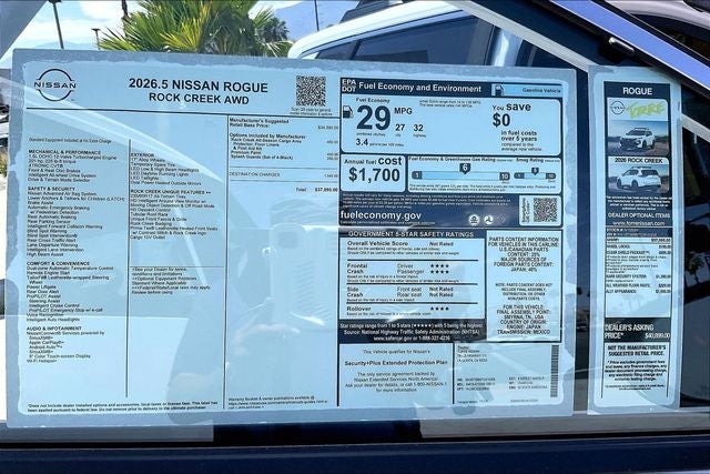 2026 Nissan Rogue Rock Creek
