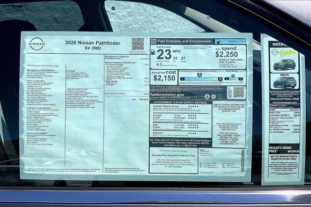 2026 Nissan Pathfinder SV
