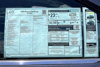 2026 Nissan Pathfinder SV