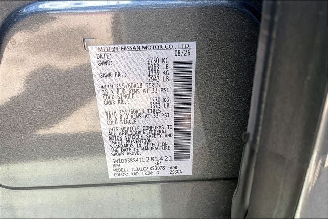 2026 Nissan Pathfinder SV