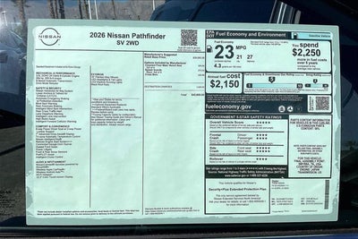 2026 Nissan Pathfinder SV