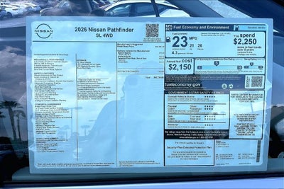 2026 Nissan Pathfinder SL