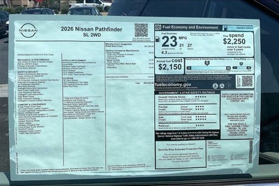 2026 Nissan Pathfinder SL