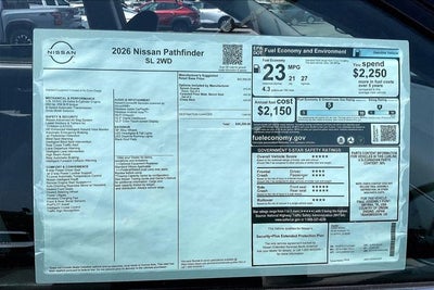 2026 Nissan Pathfinder SL