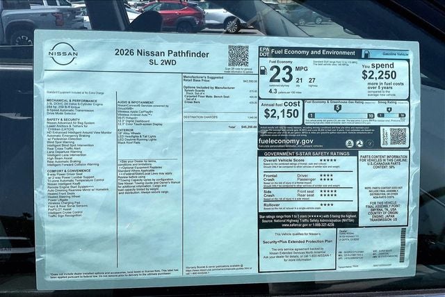 2026 Nissan Pathfinder SL