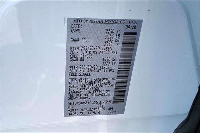 2026 Nissan Pathfinder Platinum