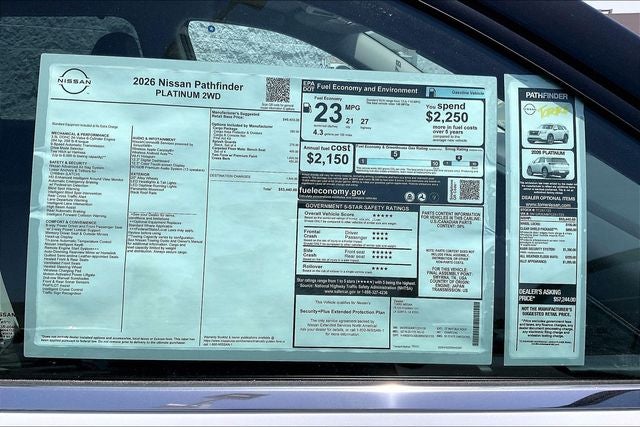 2026 Nissan Pathfinder Platinum
