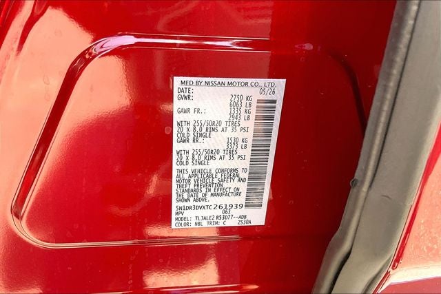 2026 Nissan Pathfinder Platinum