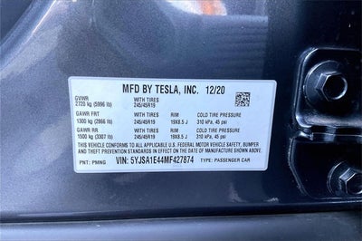 2021 Tesla Model S Performance