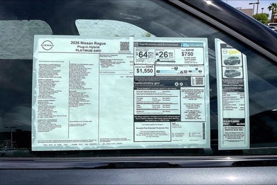 2026 Nissan Rogue Plug-in Hybrid Platinum